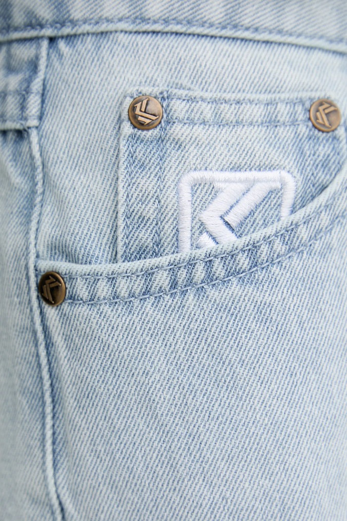 Karl Kani pantaloni scurți jeans 6110098 albastru
