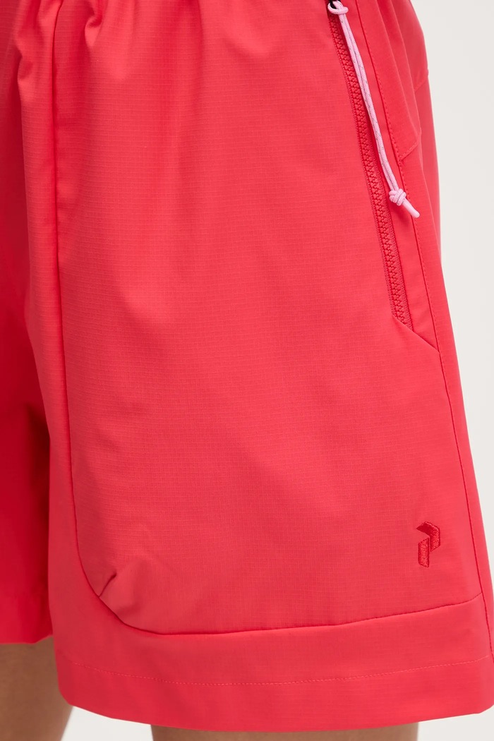 Szorty outdoorowe Peak Performance G80109 czerwony