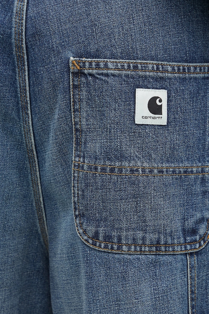 Carhartt WIP pantaloncini di jeans Brandon Single Knee Short blu I034875.014L