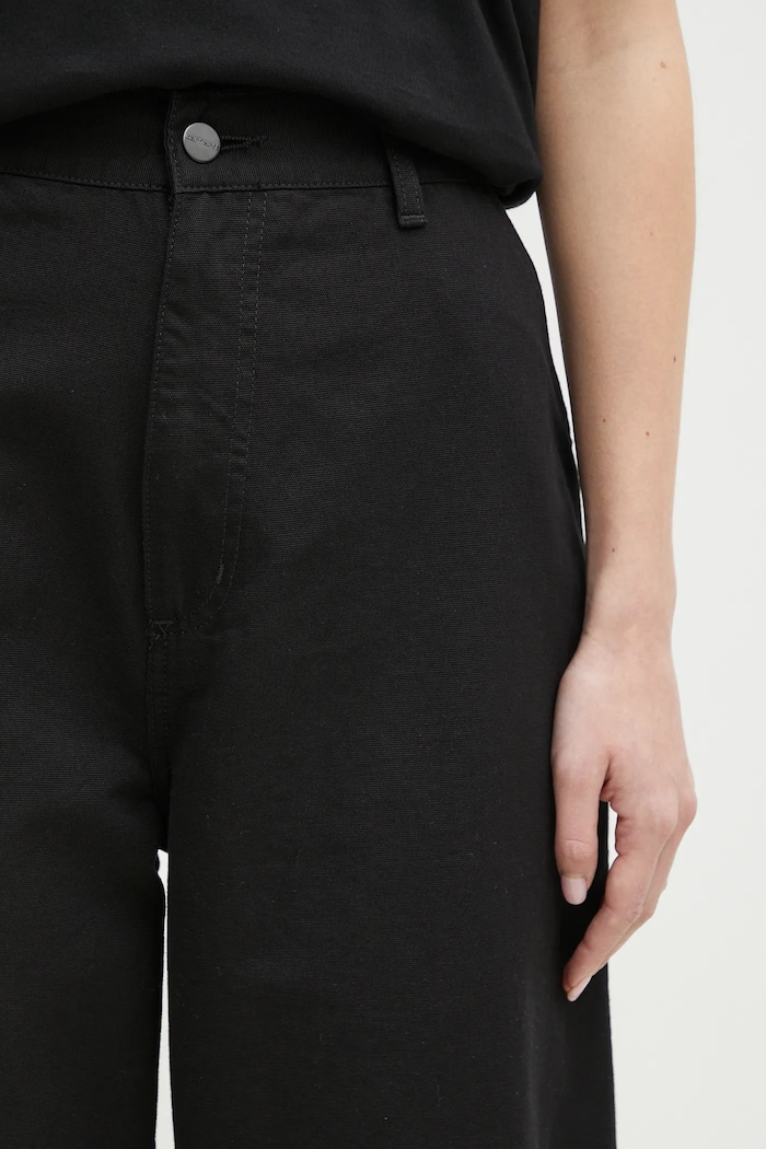 Carhartt WIP cotton trousers Brandon Single Knee Pant I034880.8902 black