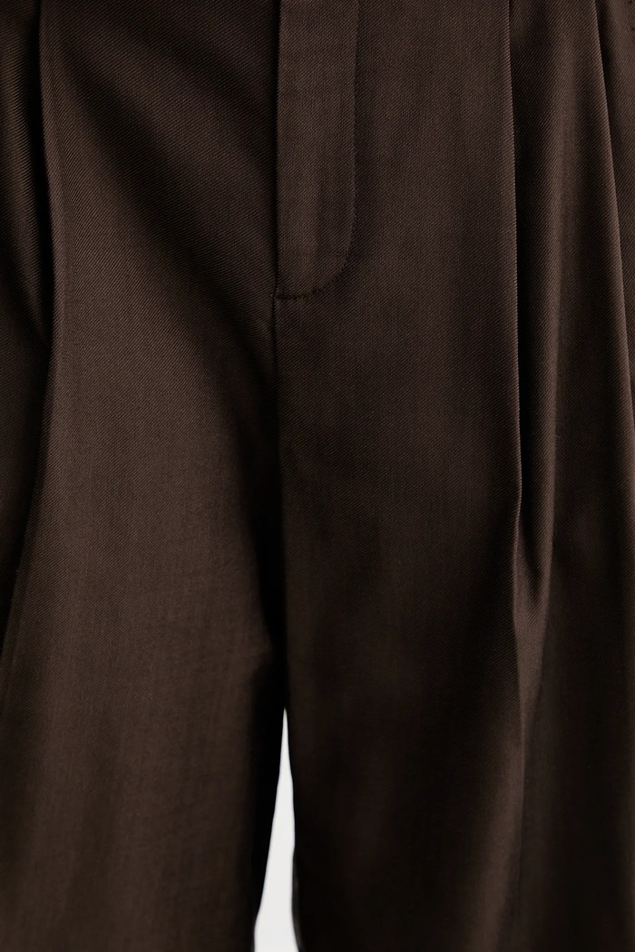 A.L.C. rövidnadrág Charlie barna 2PANT01171