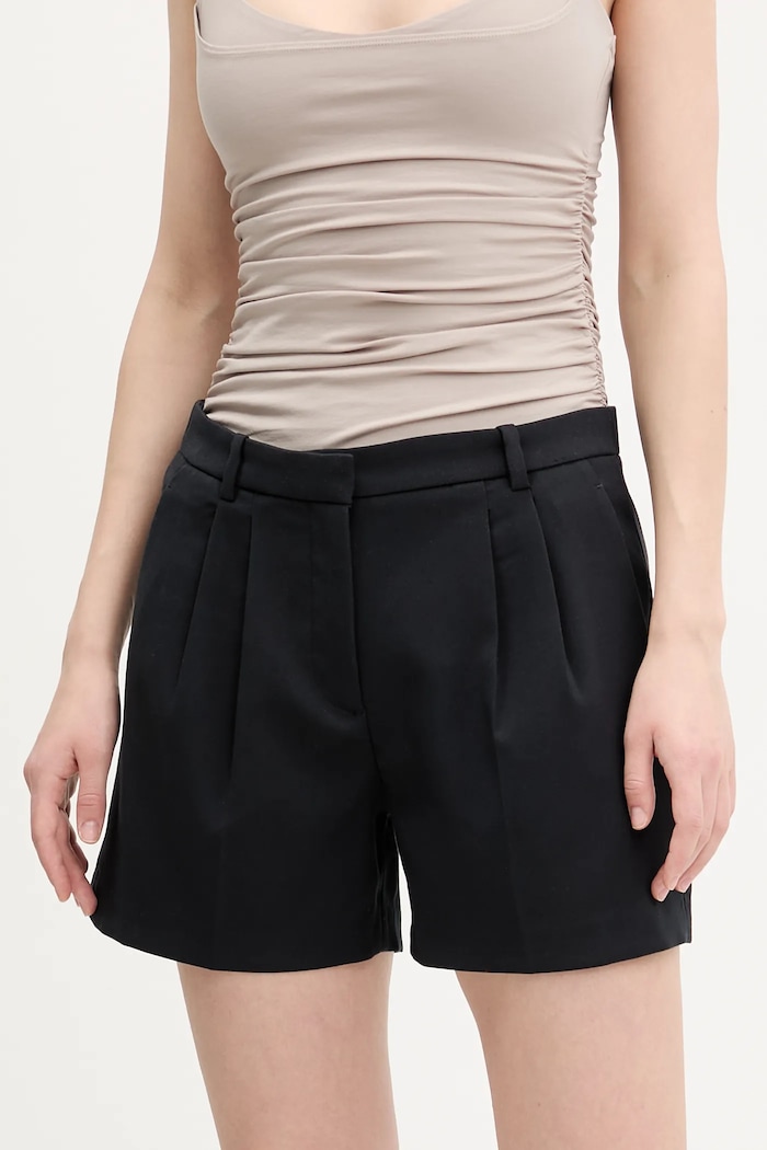 Σορτς Abercrombie & Fitch με ελαστάν μαύρο KI149.5087.900