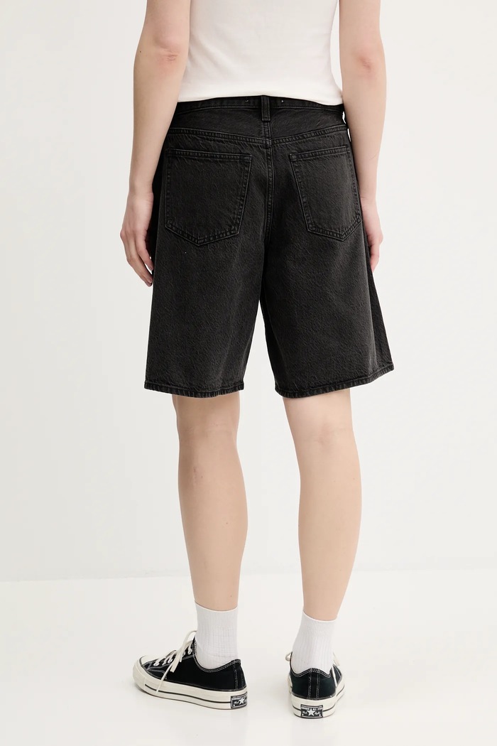 Oblečení Džínové šortky Abercrombie & Fitch KI149.5120.975 černá