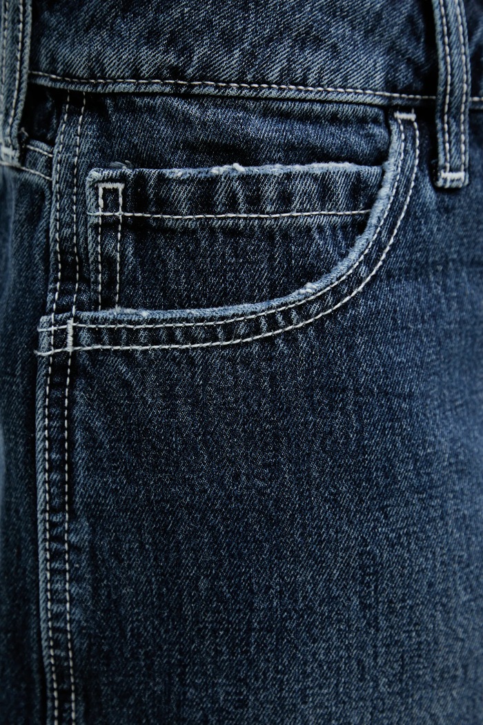 Hollister Co. szorty jeansowe granatowy KI349.5221.278