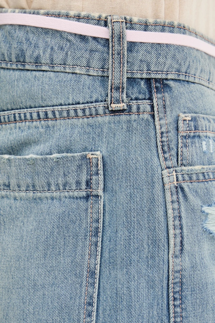 Džínové šortky Hollister Co. modrá KI349.5099.278