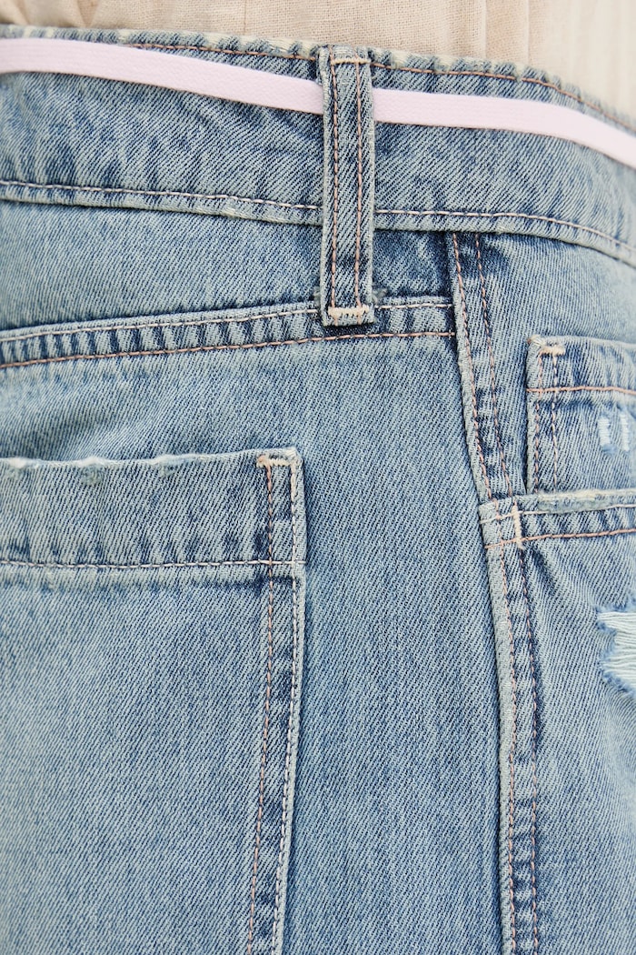 Džínové šortky Hollister Co. modrá KI349.5099.278