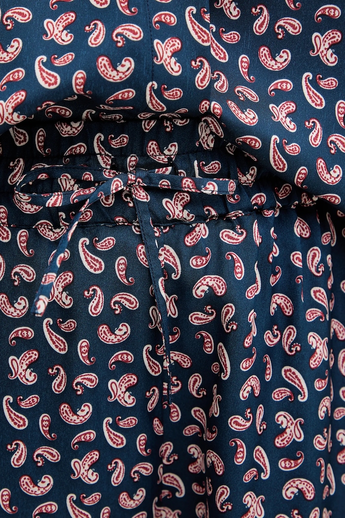 A.P.C. szorty Short Audrey granatowy VIALN.F10208