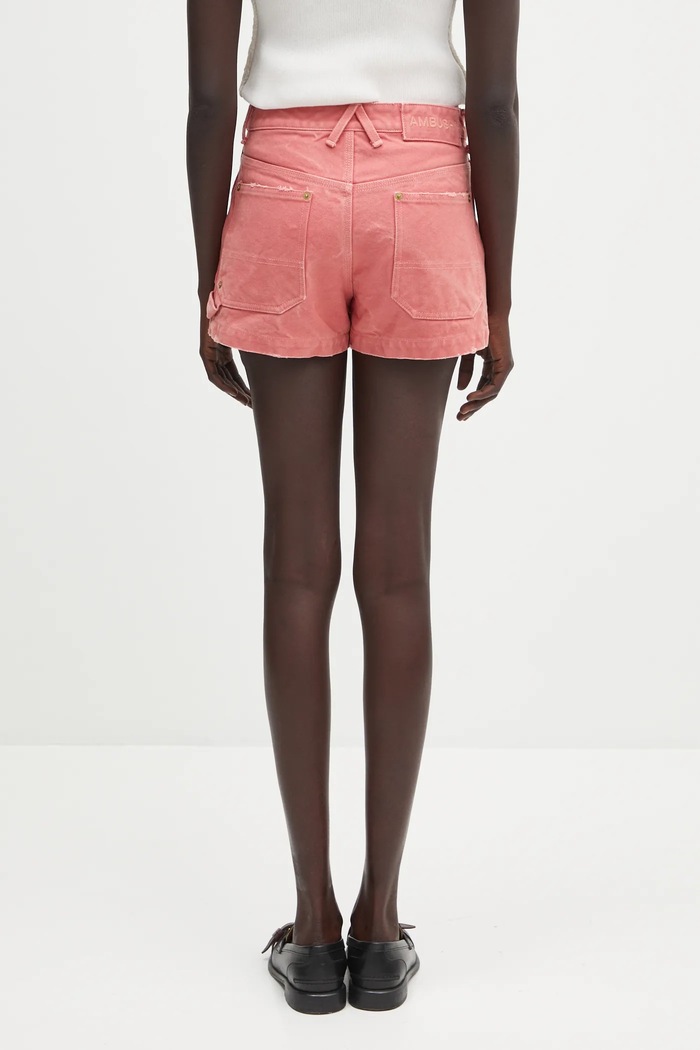 Îmbrăcăminte AMBUSH pantaloni scurți jeans Canvas Short Pants 12115383 roz