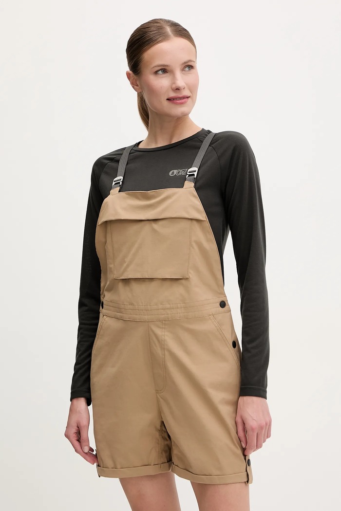 Kratke outdoor hlače Picture Foday tkanina zelena WSH0106