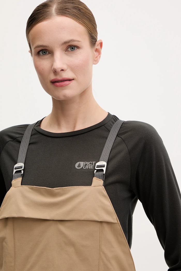 Kratke outdoor hlače Picture Foday zelena WSH0106