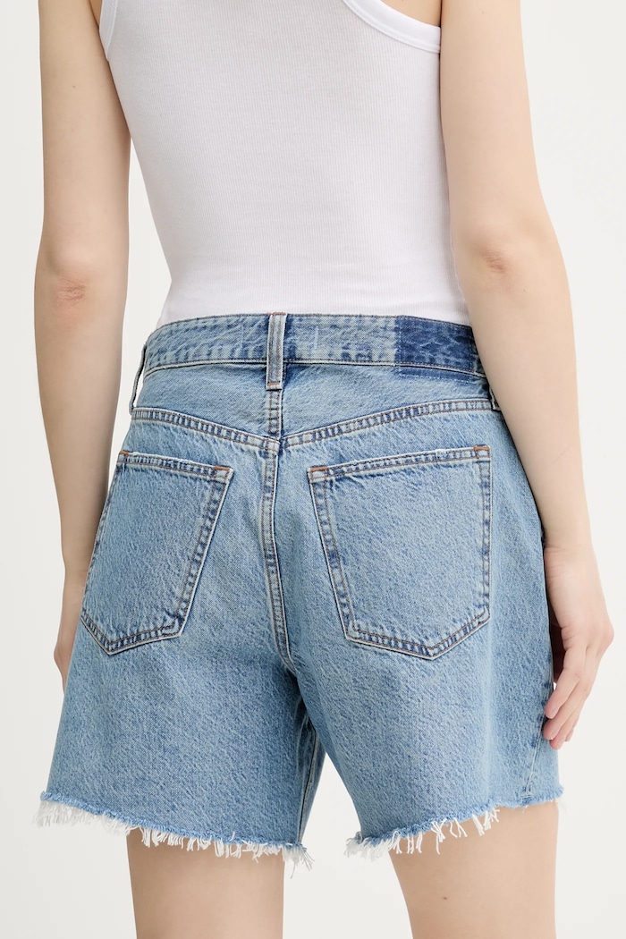 Oblečení Džínové šortky Abercrombie & Fitch KI149.5146.279 modrá