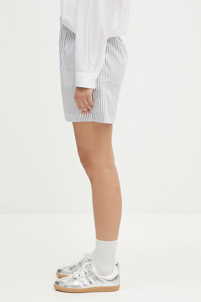 Βαμβακερό σορτσάκι Sporty & Rich Src Poplin SH012606302ST02 μπλε SS25