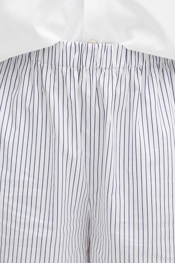 Βαμβακερό σορτσάκι Sporty & Rich Src Poplin μπλε SH012606302ST02