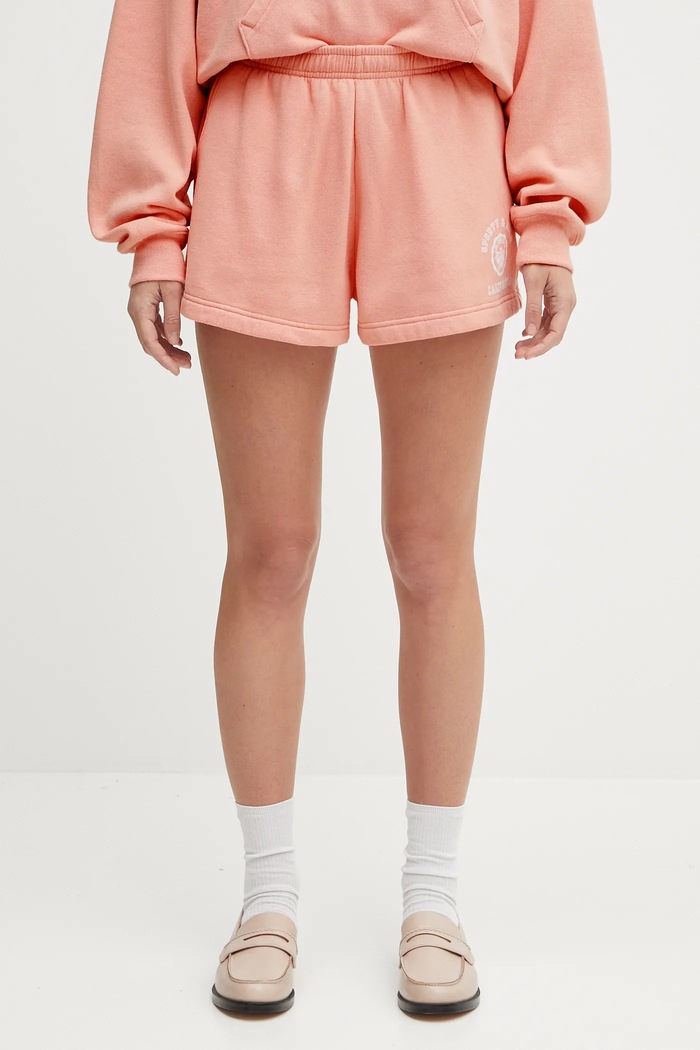 Sporty & Rich pantaloncini California Emblem Soft Disco altri rosa SH052625218P141