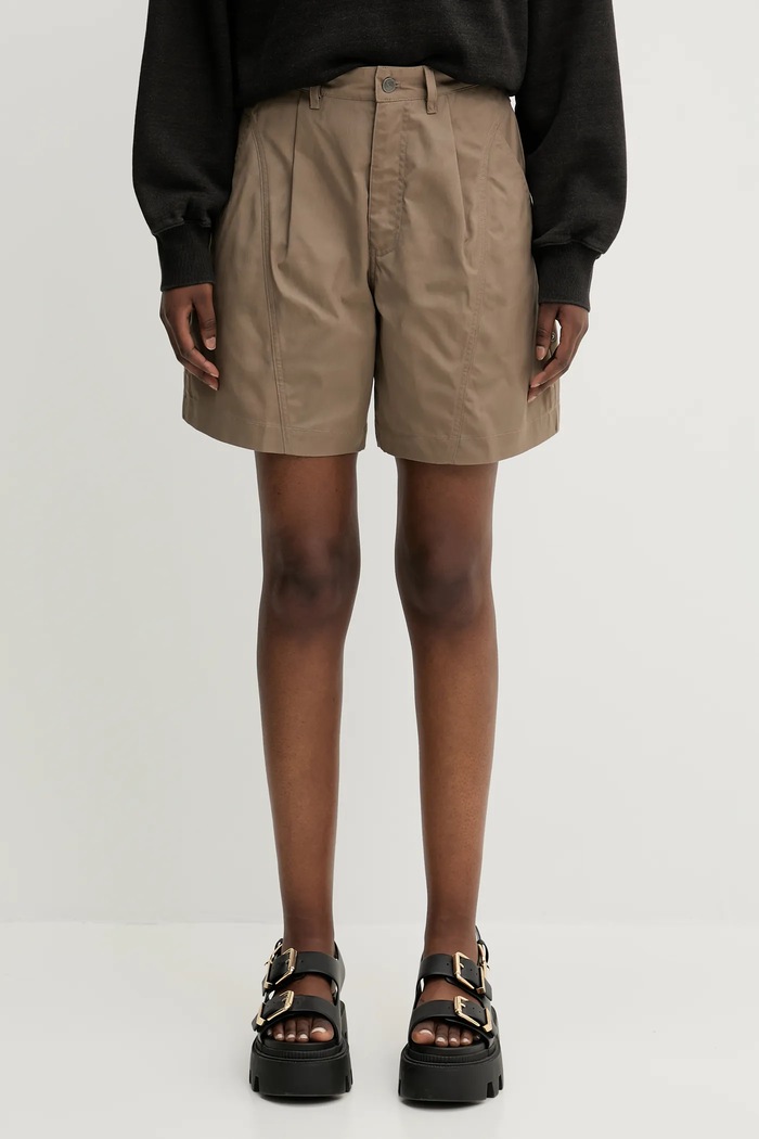 Fjallraven szorty Vardag Shorts tkanina brązowy F87105.244