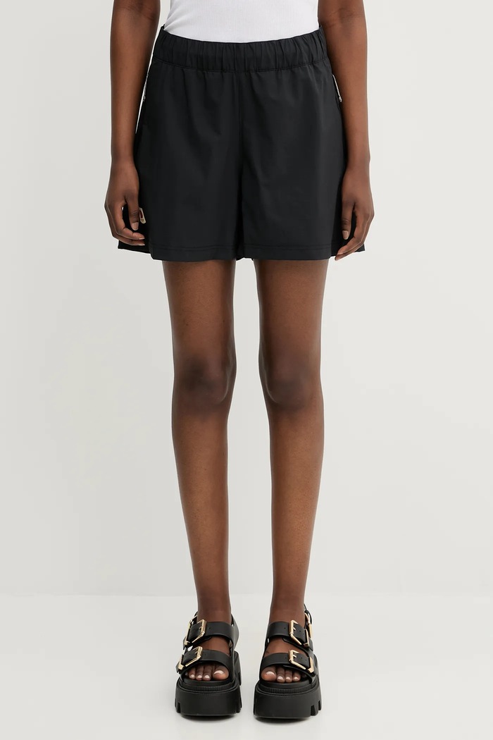 Fjallraven szorty High Coast Relaxed Shorts z elastanem czarny F87034.550