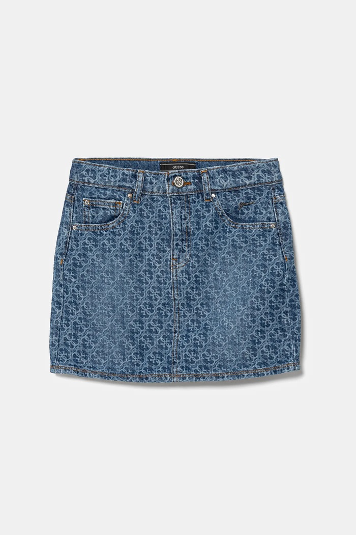 Dětská riflová sukně Guess J5RD14.D45E0.PPYA námořnická modř SS25