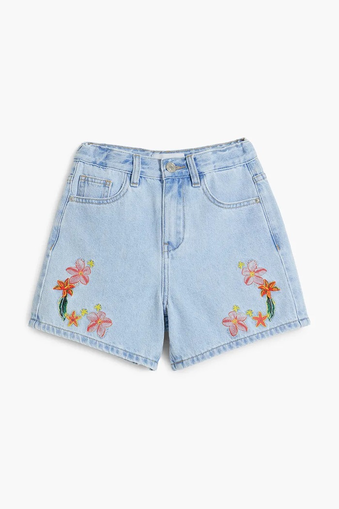 Desigual szorty jeansowe dziecięce 25SGDD01 niebieski SS25