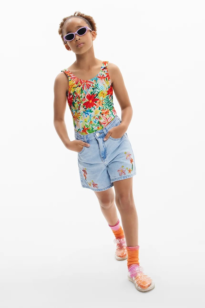 Desigual szorty jeansowe dziecięce 25SGDD01