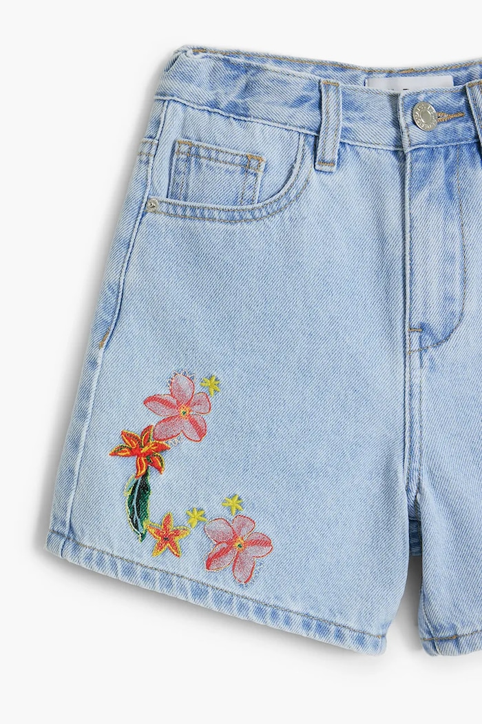 Desigual szorty jeansowe dziecięce niebieski 25SGDD01