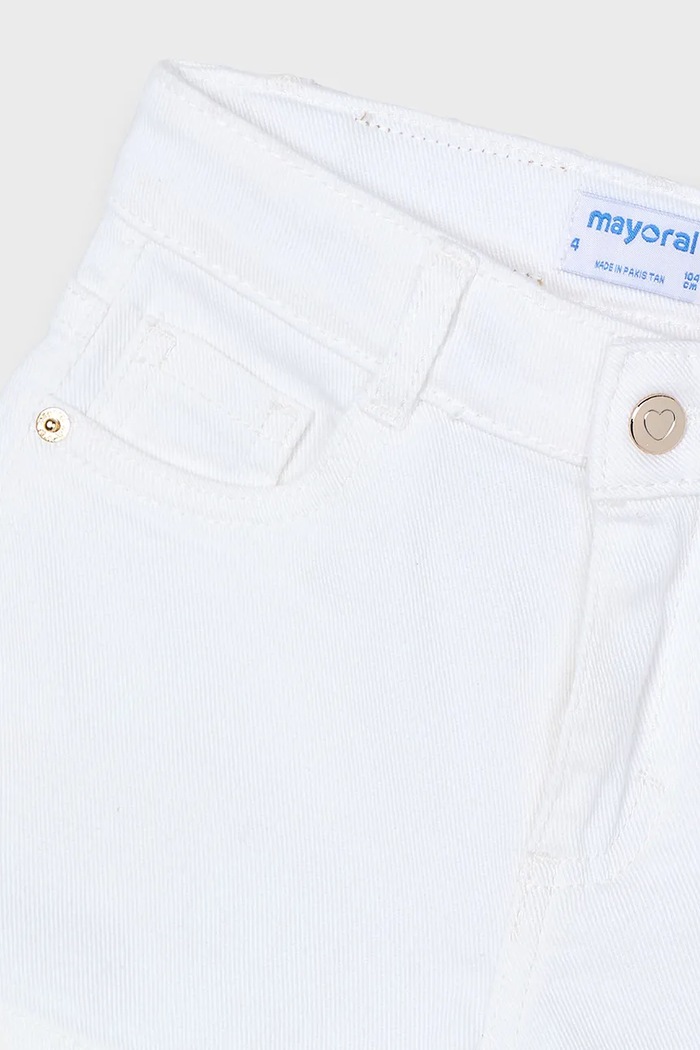 Mayoral szorty dziecięce biały 234.6F.Mini.PPYA