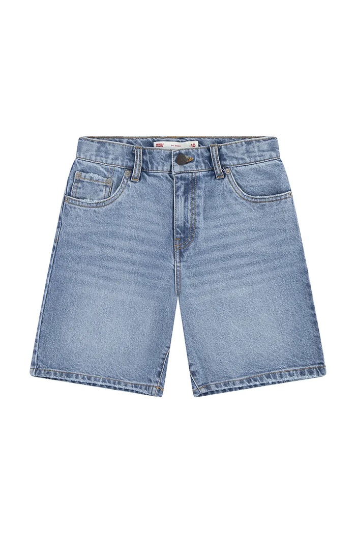 Detské rifľové krátke nohavice Levi's 94 BAGGY SHORT modrá 3EM221