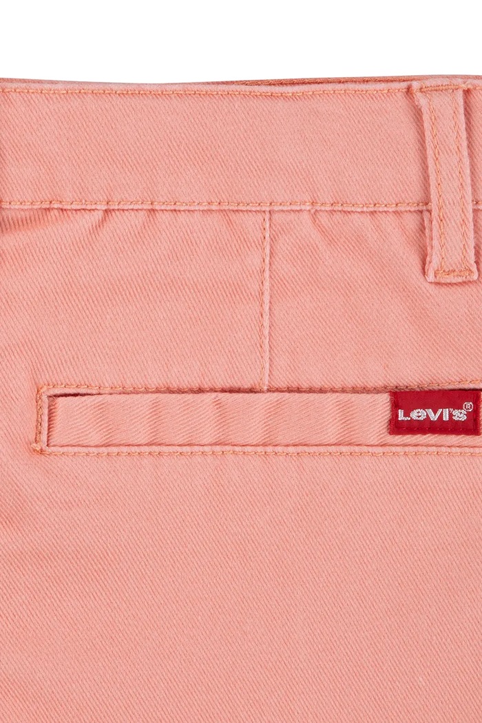 Deklice Otroške bombažne kratke hlače Levi's DOUBLE SHANK SHORT 4EM226 oranžna
