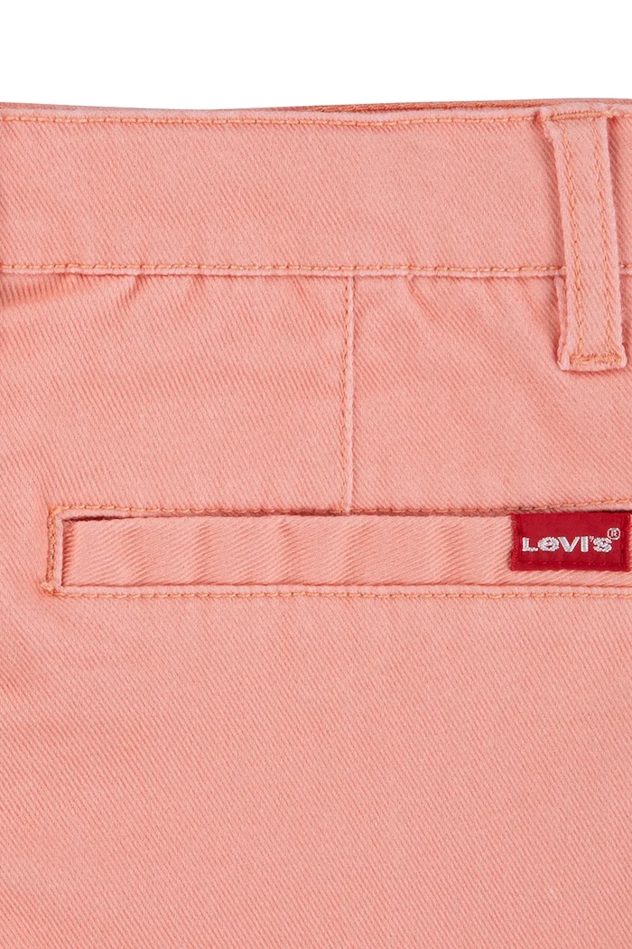 Deklice Otroške bombažne kratke hlače Levi's DOUBLE SHANK SHORT 4EM226 oranžna