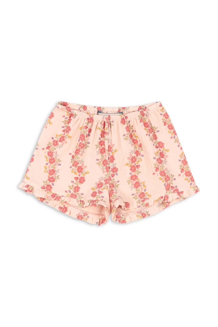Детски памучен къс панталон Konges Sløjd COCO SHORTS GOTS KS102277 розов SS25