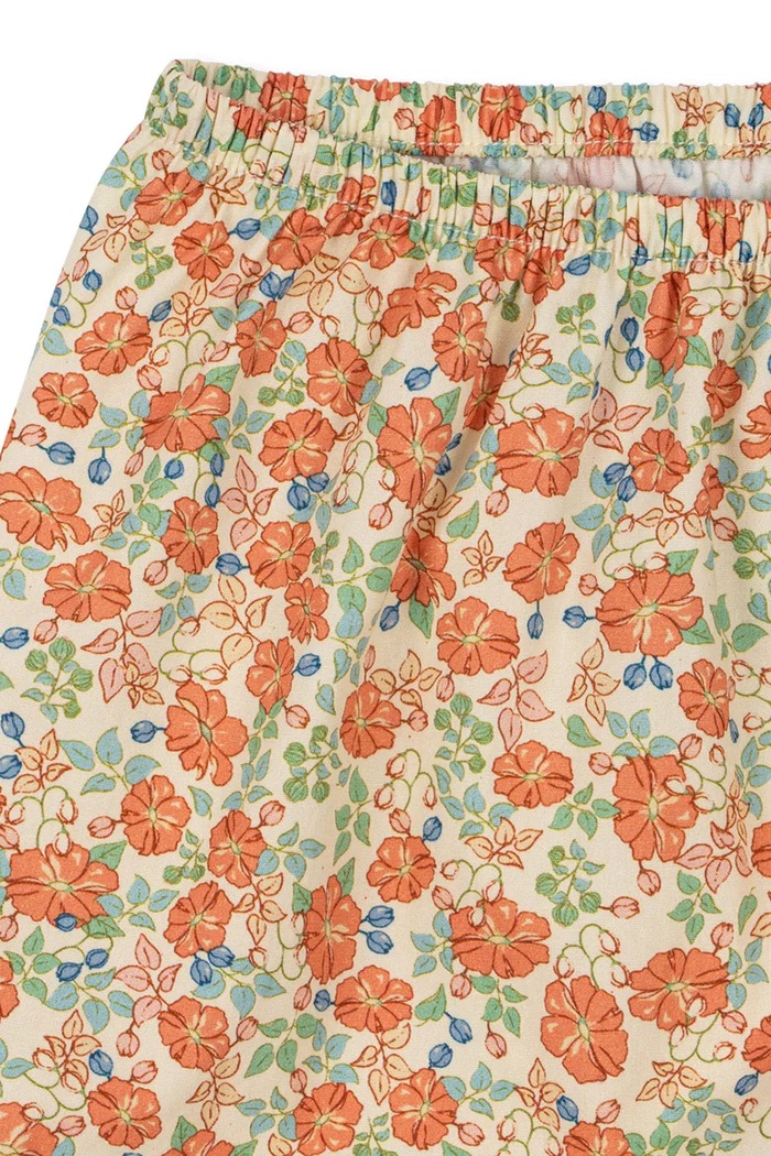 Konges Sløjd szorty bawełniane dziecięce VERBENA SHORTS GOTS pomarańczowy KS102298