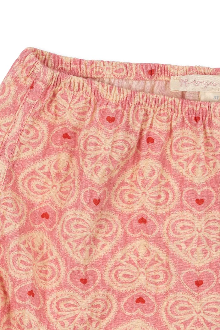 Konges Sløjd szorty dziecięce AVA SHORTS GOTS różowy KS102446