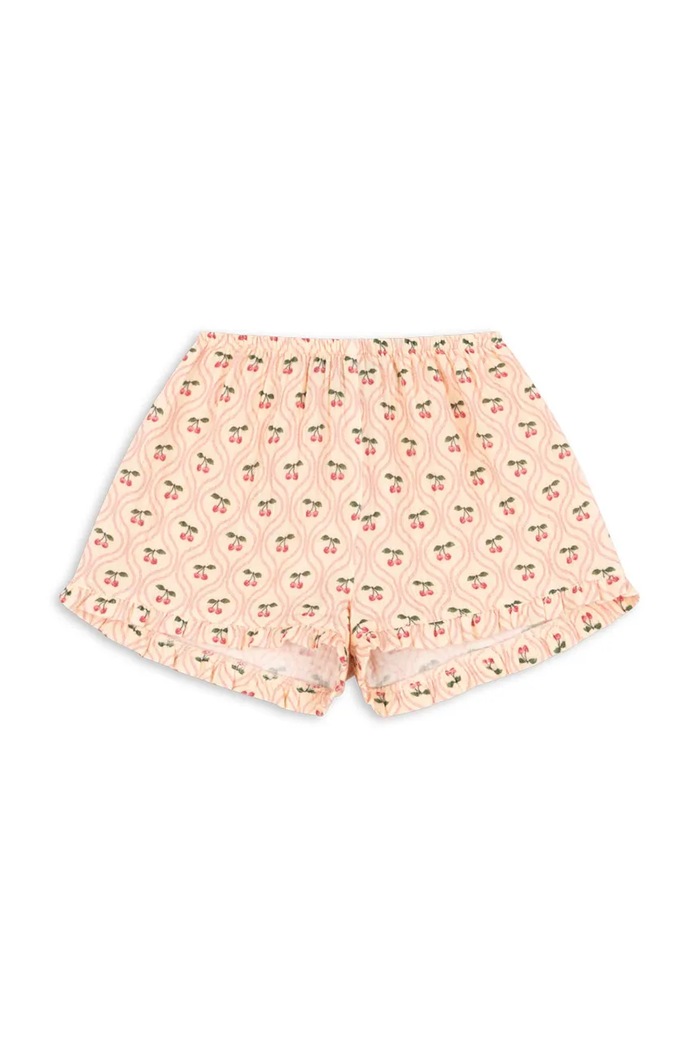 Konges Sløjd szorty COCO SHORTS GOTS casual pomarańczowy KS103206