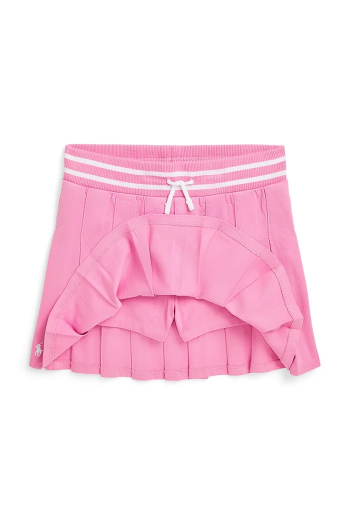 Polo Ralph Lauren spódnica bawełniana dziecięca różowy 313965020001
