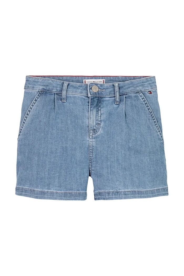 Tommy Hilfiger szorty jeansowe KG0KG08451.128.176.PPYA niebieski SS25