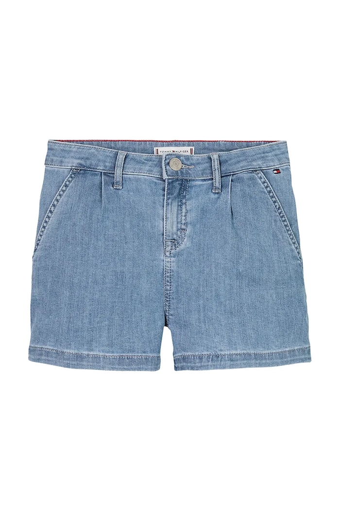 Tommy Hilfiger szorty jeansowe KG0KG08451.128.176.PPYA niebieski SS25