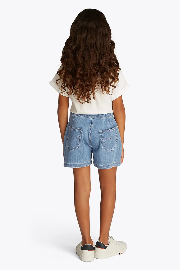 Tommy Hilfiger szorty jeansowe niebieski KG0KG08451.128.176.PPYA