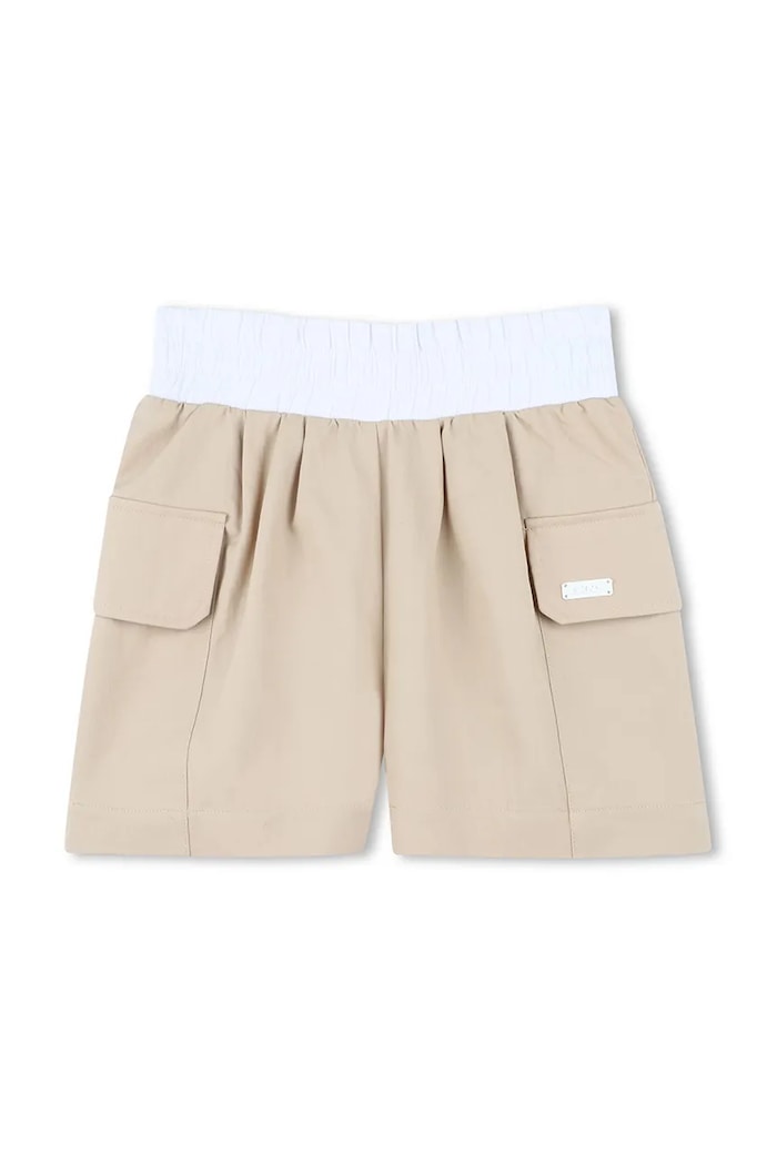 Детски къси панталони Dkny D62268.114.150 бежов SS25