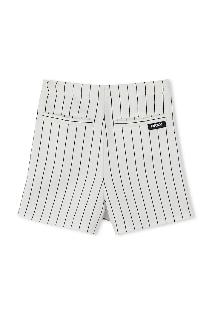 Детски къси панталони Dkny D62275.156.162 бял SS25
