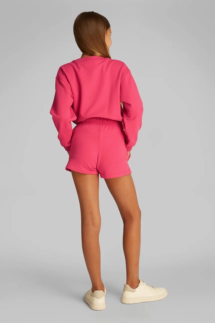 Dječje kratke hlače Calvin Klein Jeans roza IG0IG02882.104.116.PPYA
