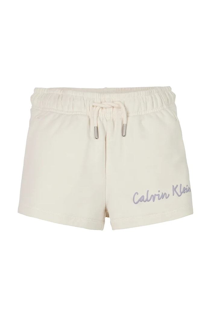 Dječje kratke hlače Calvin Klein Jeans IG0IG02882.128.176.PPYA bež SS25