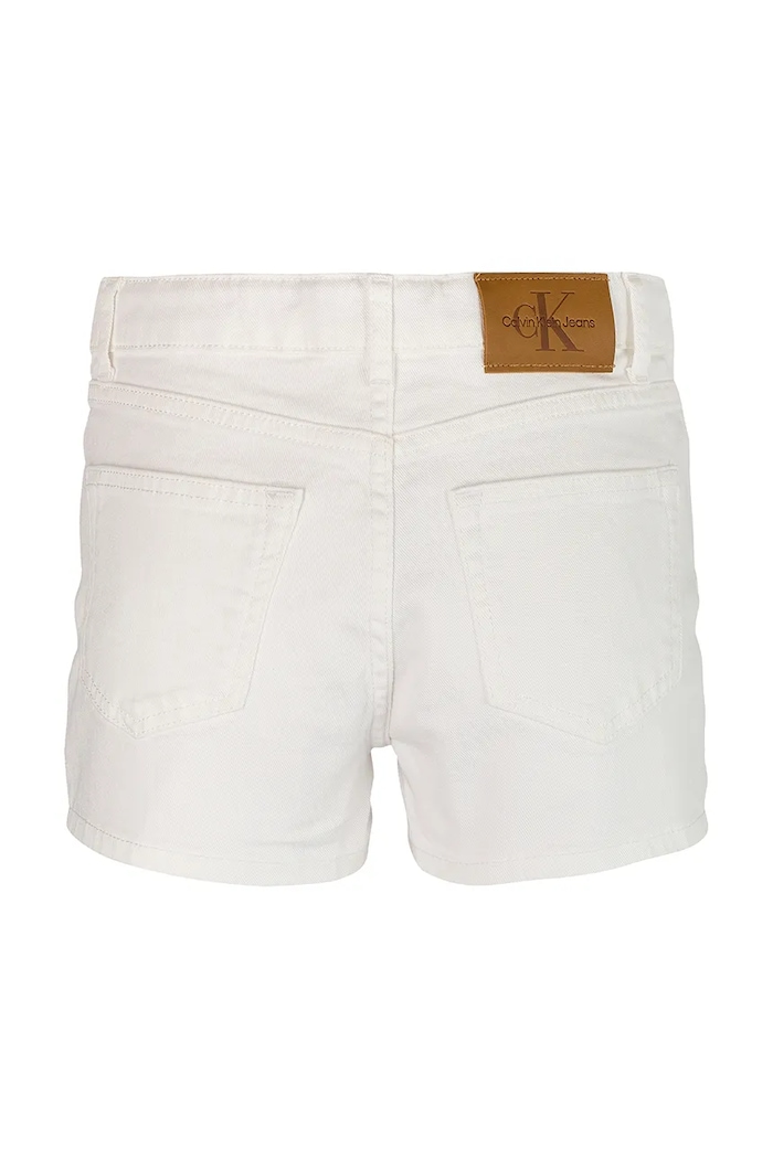 Djevojčice Dječje traper kratke hlače Calvin Klein Jeans IG0IG02889.128.176.PPYA bijela