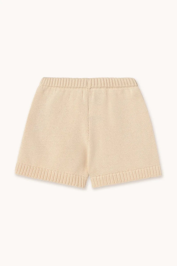 Dziewczynka Tinycottons szorty bawełniane dziecięce STRAWBERRIES SHORTS SS25.301 beżowy