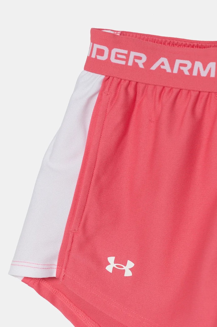 Dievča Detské krátke nohavice Under Armour Tech Play Up Short 1390075 ružová