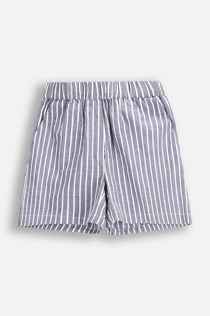 Pamučne kratke hlače Coccodrillo WC5119501HGJ plava SS25
