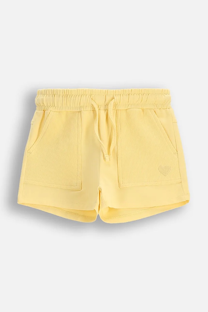 Coccodrillo pantaloncini tessuto elasticizzato giallo WC5121401HGK