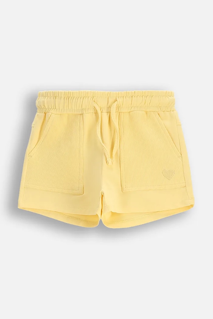 Coccodrillo pantaloncini tessuto elasticizzato giallo WC5121401HGK