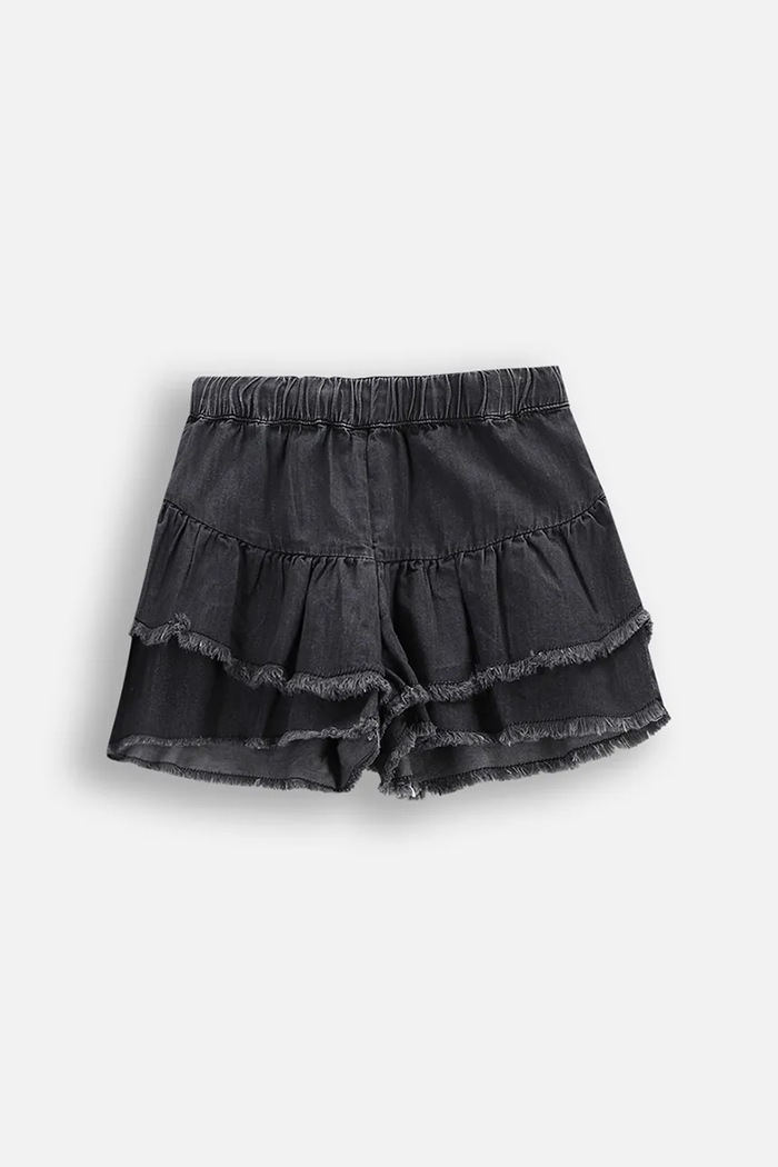 Coccodrillo pantaloni scurți WC5119402TGK negru SS25
