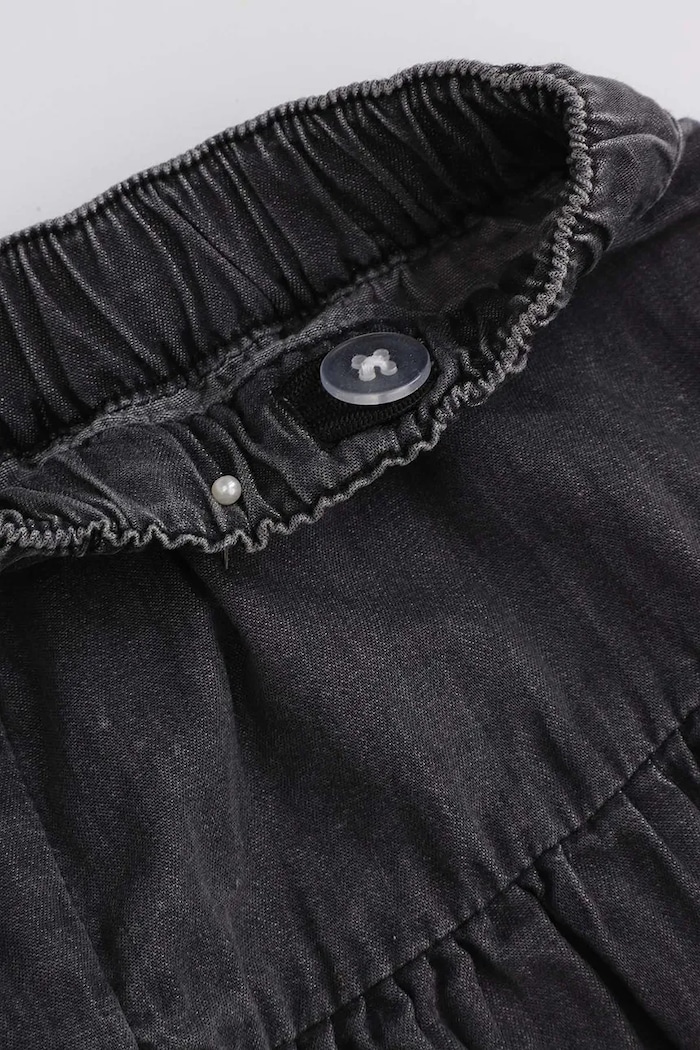 Coccodrillo pantaloni scurți negru WC5119402TGK