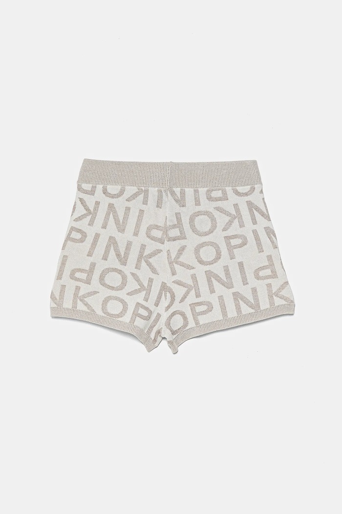 Pinko Up pantaloni scurti copii KFBE004.C.TV073 bej SS25