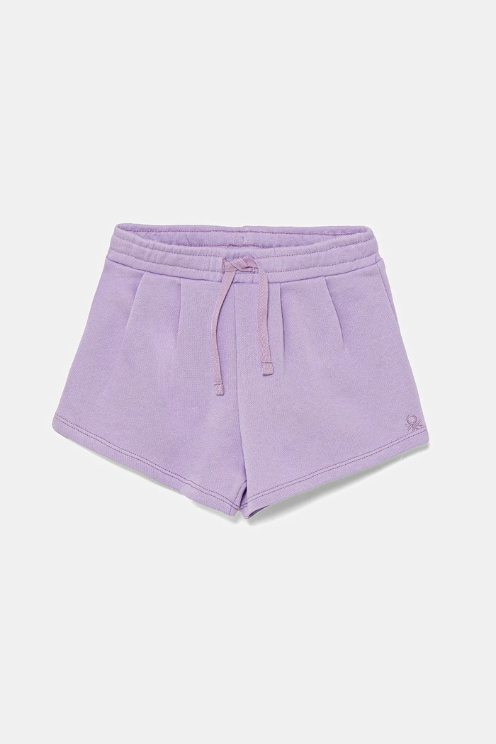 United Colors of Benetton szorty bawełniane dziecięce bawełna fioletowy 3J70G901R.P.Seasonal